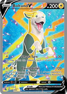 Boltund V (Full Art) card from SWSH08: Fusion Strike