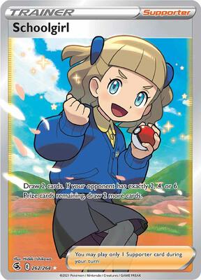 Schoolgirl (Full Art) card from SWSH08: Fusion Strike