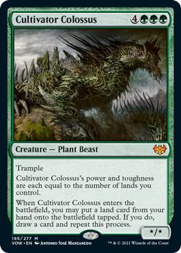 Cultivator Colossus card from Innistrad: Crimson Vow