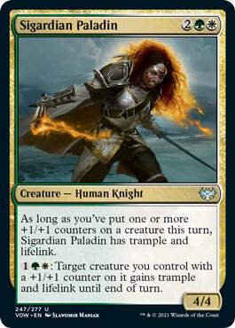 Sigardian Paladin card from Innistrad: Crimson Vow