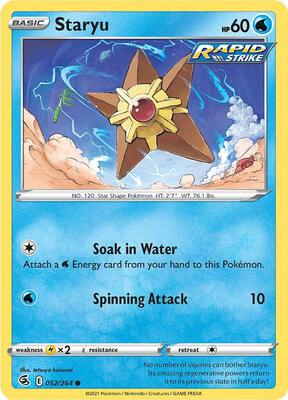 Staryu card from SWSH08: Fusion Strike