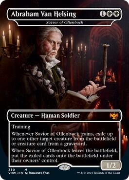 Abraham Van Helsing - Savior of Ollenbock card from Innistrad: Crimson Vow