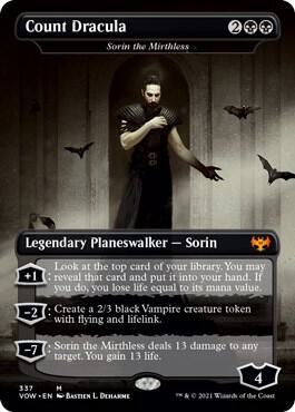 Count Dracula - Sorin the Mirthless card from Innistrad: Crimson Vow