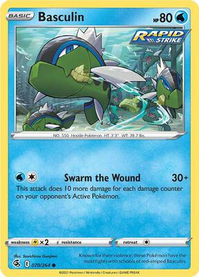 Basculin card from SWSH08: Fusion Strike