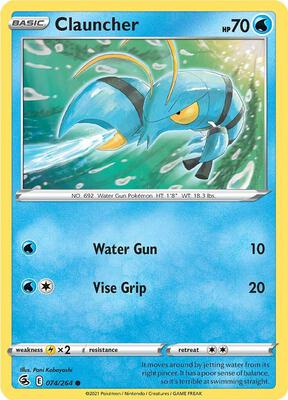 Clauncher card from SWSH08: Fusion Strike