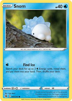 Snom card from SWSH08: Fusion Strike
