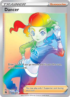 Dancer (Secret) card from SWSH08: Fusion Strike
