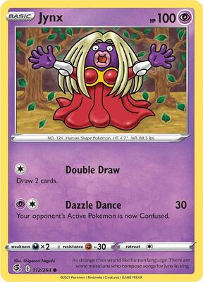 Jynx card from SWSH08: Fusion Strike