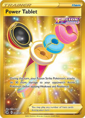 Power Tablet (Secret) card from SWSH08: Fusion Strike