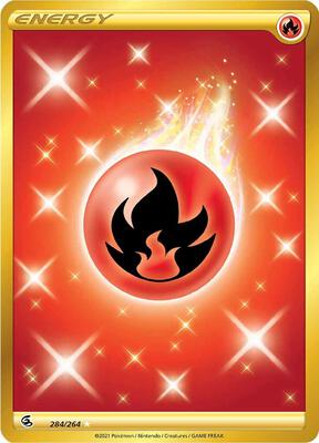 Fire Energy (Secret) card from SWSH08: Fusion Strike