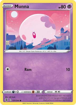 Munna card from SWSH08: Fusion Strike
