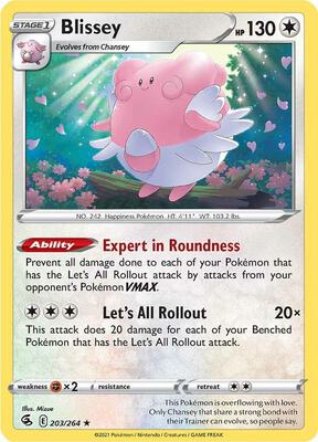 Blissey card from SWSH08: Fusion Strike