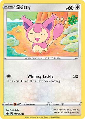Skitty card from SWSH08: Fusion Strike