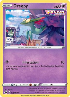 Dreepy card from SWSH08: Fusion Strike