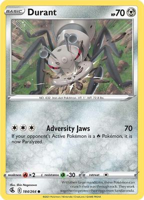 Durant card from SWSH08: Fusion Strike