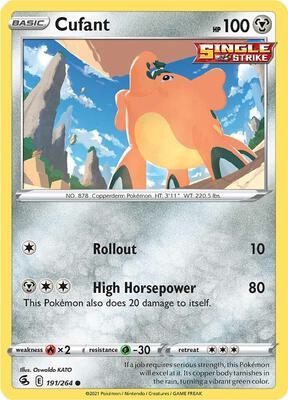 Cufant card from SWSH08: Fusion Strike