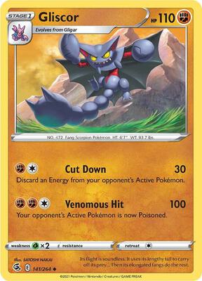 Gliscor card from SWSH08: Fusion Strike