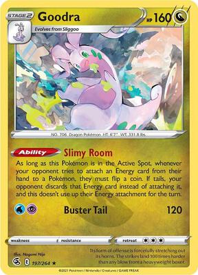 Goodra card from SWSH08: Fusion Strike