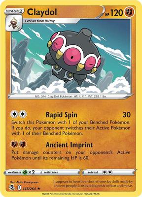 Claydol card from SWSH08: Fusion Strike