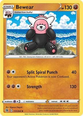 Bewear card from SWSH08: Fusion Strike
