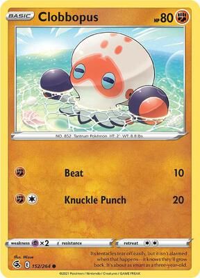 Clobbopus card from SWSH08: Fusion Strike