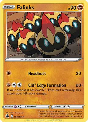 Falinks (154) card from SWSH08: Fusion Strike