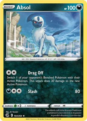 Absol card from SWSH08: Fusion Strike