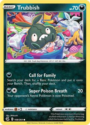 Trubbish card from SWSH08: Fusion Strike