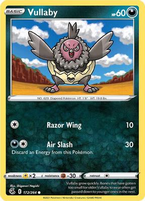 Vullaby card from SWSH08: Fusion Strike