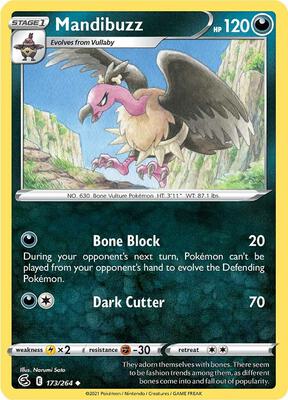 Mandibuzz card from SWSH08: Fusion Strike