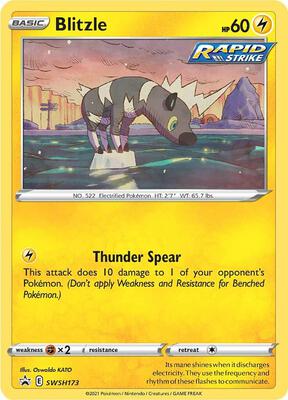 Blitzle - SWSH173 card from SWSH: Sword & Shield Promo Cards
