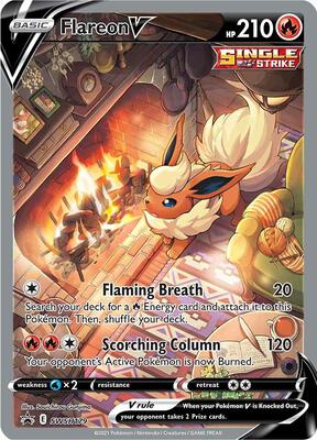 Flareon V - SWSH179 card from SWSH: Sword & Shield Promo Cards