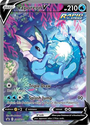 Vaporeon V - SWSH181 card from SWSH: Sword & Shield Promo Cards