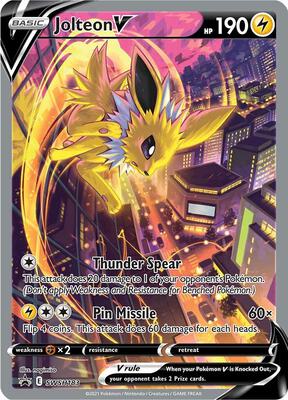 Jolteon V - SWSH183 card from SWSH: Sword & Shield Promo Cards