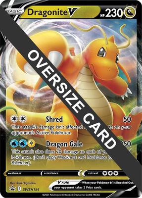 Dragonite V - SWSH154 card from Jumbo Cards