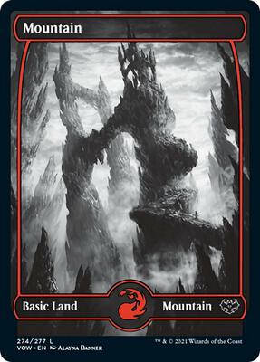 Mountain (274) card from Innistrad: Crimson Vow