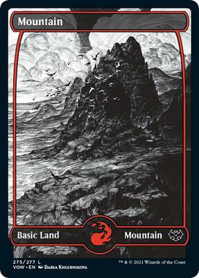 Mountain (275) card from Innistrad: Crimson Vow