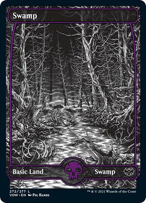 Swamp (272) card from Innistrad: Crimson Vow