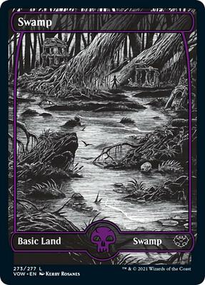 Swamp (273) card from Innistrad: Crimson Vow