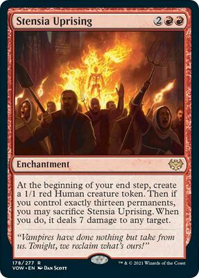 Stensia Uprising card from Innistrad: Crimson Vow