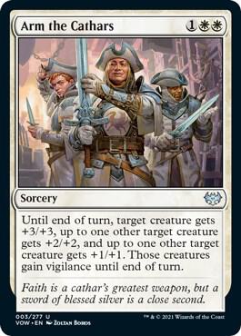 Arm the Cathars card from Innistrad: Crimson Vow