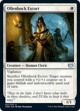 Ollenbock Escort card from Innistrad: Crimson Vow