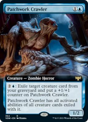 Patchwork Crawler (Extended Art) card from Innistrad: Crimson Vow