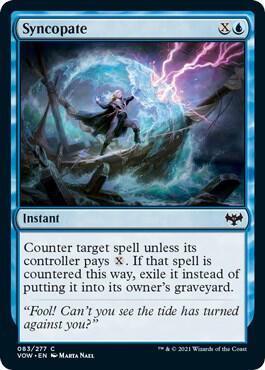 Syncopate card from Innistrad: Crimson Vow