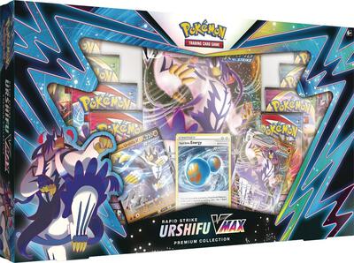 Rapid Strike Urshifu VMAX Premium Collection card from SWSH08: Fusion Strike