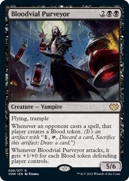 Bloodvial Purveyor card from Innistrad: Crimson Vow