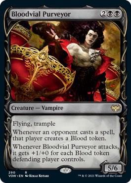 Bloodvial Purveyor (Showcase) card from Innistrad: Crimson Vow