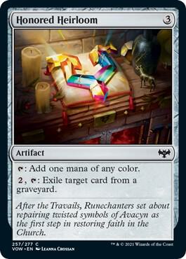 Honored Heirloom card from Innistrad: Crimson Vow