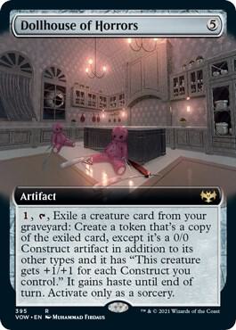 Dollhouse of Horrors (Extended Art) card from Innistrad: Crimson Vow
