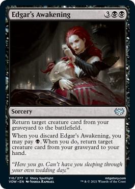 Edgar's Awakening card from Innistrad: Crimson Vow